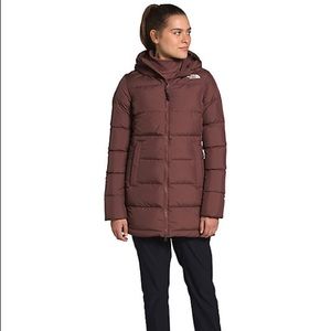 The North Face Women's Gotham Parka SZ SM BURGUNDY